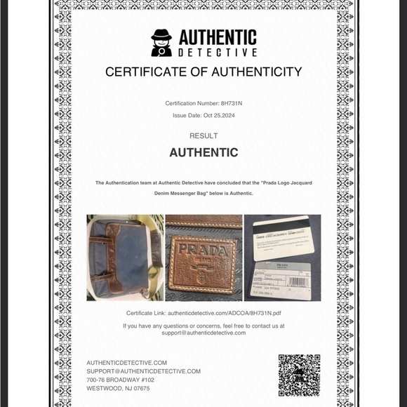 Prada Crossbody Messenger Bag - Picture 8 of 16